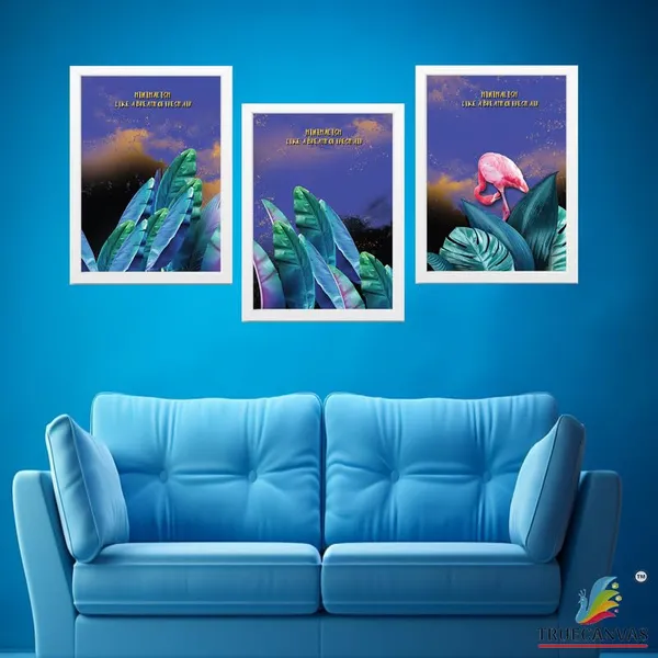 White__Abstract_Hd_Print_Painting_Set_Of_3_With_Frame_|_For_Home,_Living_Room_Gallery_&_Office,_White_Frame,_Size_-_13.50_X_19.50_Inch,_Sf488