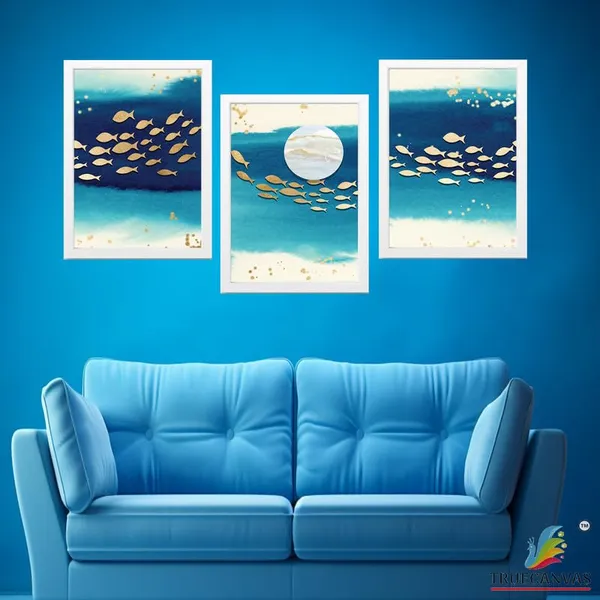 White__Abstract_Hd_Print_Painting_Set_Of_3_With_Frame_|_For_Home,_Living_Room_Gallery_&_Office,_White_Frame,_Size_-_13.50_X_19.50_Inch,_Sf490