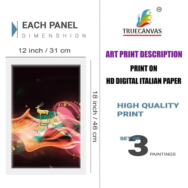White__Abstract_Hd_Print_Painting_Set_Of_3_With_Frame_|_For_Home,_Living_Room_Gallery_&_Office,_White_Frame,_Size_-_13.50_X_19.50_Inch,_Sf491