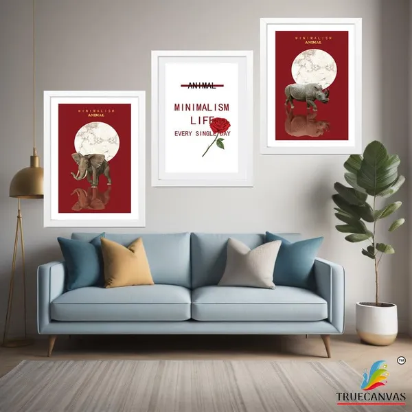 White__Abstract_Hd_Print_Painting_Set_Of_3_With_Frame_|_For_Home,_Living_Room_Gallery_&_Office,_White_Frame,_Size_-_13.50_X_19.50_Inch,_Sf497