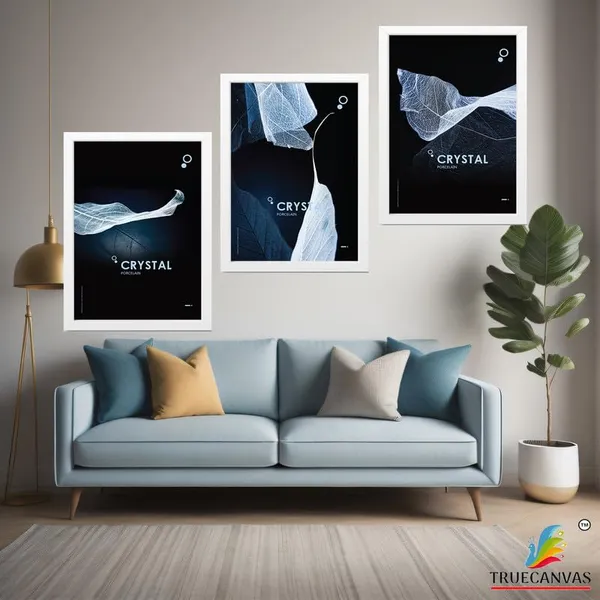 White__Abstract_Hd_Print_Painting_Set_Of_3_With_Frame_|_For_Home,_Living_Room_Gallery_&_Office,_White_Frame,_Size_-_13.50_X_19.50_Inch,_Sf498