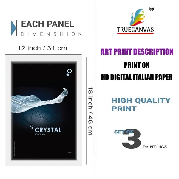 White__Abstract_Hd_Print_Painting_Set_Of_3_With_Frame_|_For_Home,_Living_Room_Gallery_&_Office,_White_Frame,_Size_-_13.50_X_19.50_Inch,_Sf498