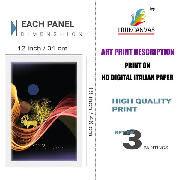 White__Abstract_Hd_Print_Painting_Set_Of_3_With_Frame_|_For_Home,_Living_Room_Gallery_&_Office,_White_Frame,_Size_-_13.50_X_19.50_Inch,_Sf499