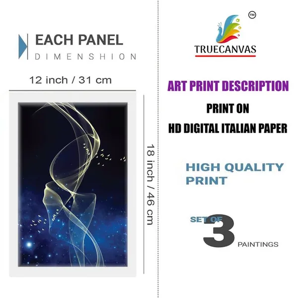 White__Abstract_Hd_Print_Painting_Set_Of_3_With_Frame_|_For_Home,_Living_Room_Gallery_&_Office,_White_Frame,_Size_-_13.50_X_19.50_Inch,_Sf500