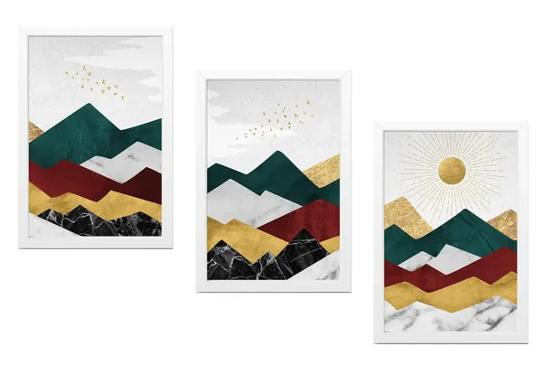 White__Abstract_Hd_Print_Painting_Set_Of_3_With_Frame_|_For_Home,_Living_Room_Gallery_&_Office,_White_Frame,_Size_-_13.50_X_19.50_Inch,_Sf502