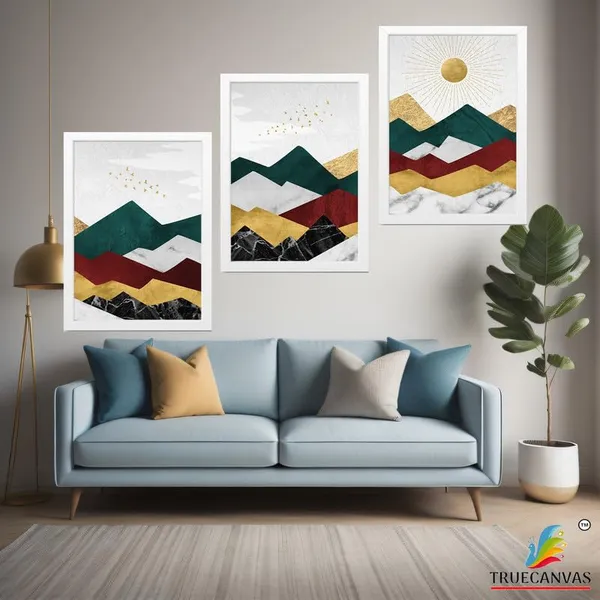 White__Abstract_Hd_Print_Painting_Set_Of_3_With_Frame_|_For_Home,_Living_Room_Gallery_&_Office,_White_Frame,_Size_-_13.50_X_19.50_Inch,_Sf502