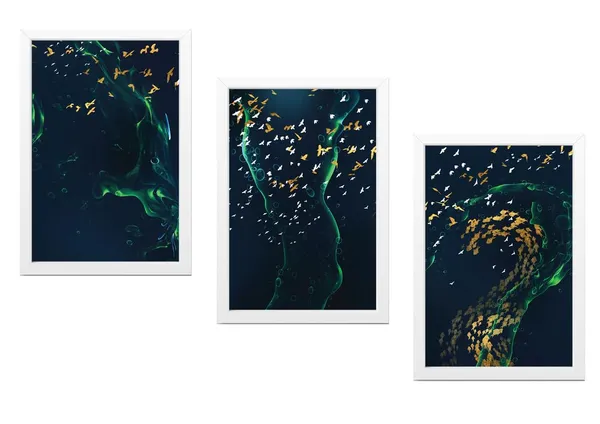 White__Abstract_Hd_Print_Painting_Set_Of_3_With_Frame_|_For_Home,_Living_Room_Gallery_&_Office,_White_Frame,_Size_-_13.50_X_19.50_Inch,_Sf509