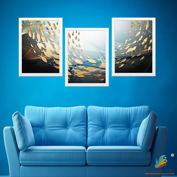 White__Abstract_Hd_Print_Painting_Set_Of_3_With_Frame_|_For_Home,_Living_Room_Gallery_&_Office,_White_Frame,_Size_-_13.50_X_19.50_Inch,_Sf510