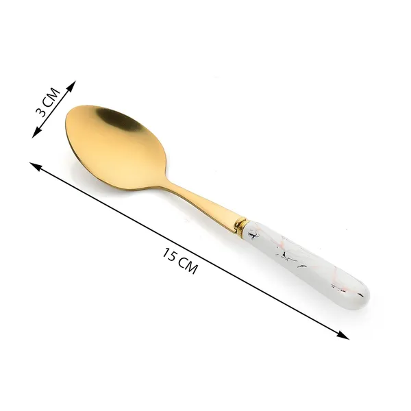 Set_Of_6_Abstract_White_Stainless_Steel_Golden_Small_Spoon