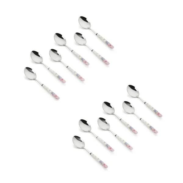 Pink_&_Purple_Stainless_Steel_Floral_Spoon_Set_Of_12