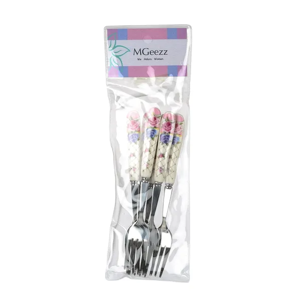 Set_Of_12_Pink_Purple_Stainless_Steel_Small_Fork
