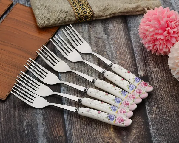 Set_Of_12_Pink_Purple_Stainless_Steel_Small_Fork