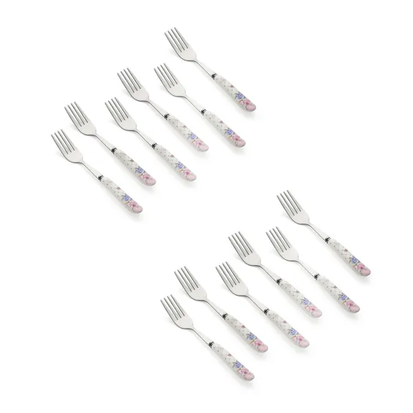 Set_Of_12_Pink_Purple_Stainless_Steel_Small_Fork