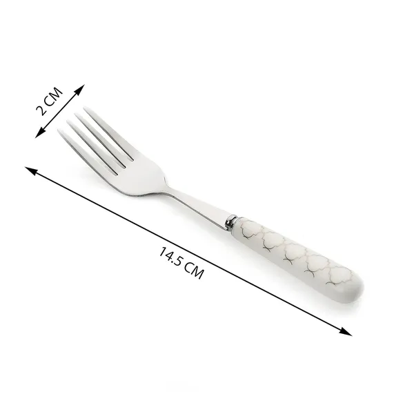 Set_Of_12_Pink_Rose_Stainless_Steel_Floral_Small_Fork