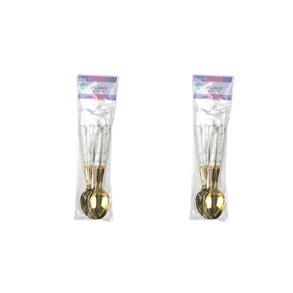 Abstract_White_Stainless_Steel_Golden_Spoon_Set_Of_12