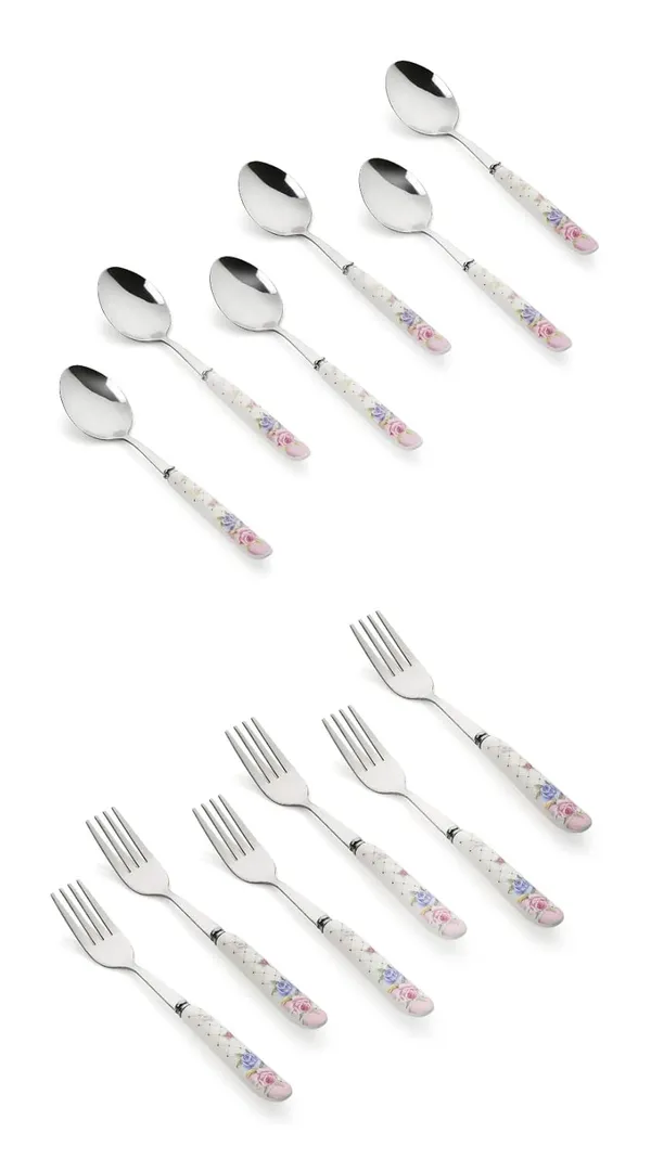 Set_Of_12_Pink_Purple_Stainless_Steel_Spoon_&_Fork