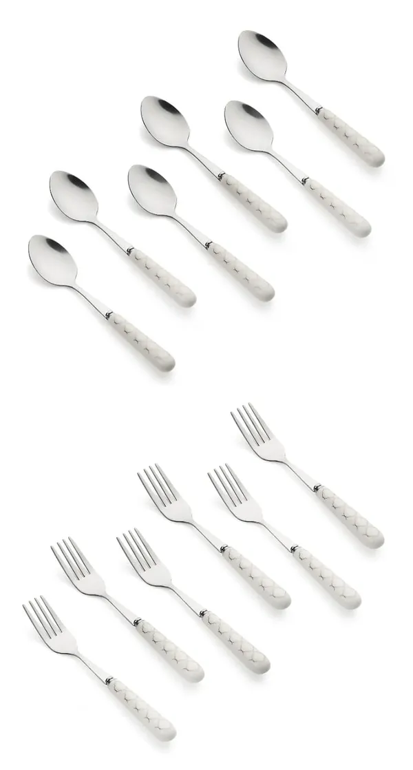 Set_Of_12_Quatrefoil_Stainless_Steel_Fork_&_Spoon