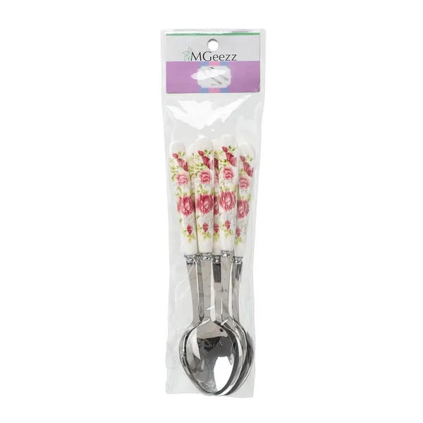 Set_Of_6_Pink_Rose_Stainless_Steel__Small_Spoon