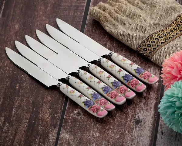 Set_Of_12_Pink_Purple_Silver_Stainless_Steel_Knife