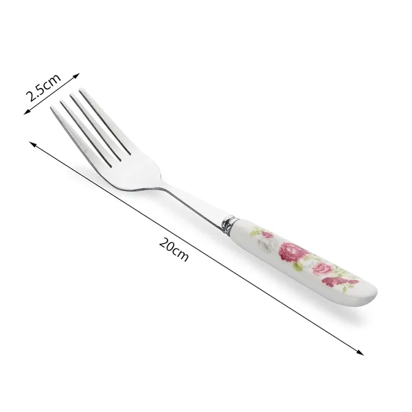 Set_Of_12_Pink_Rose_Stainless_Steel_Big_Fork