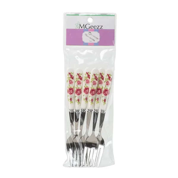 Set_Of_12_Pink_Rose_Stainless_Steel_Big_Fork