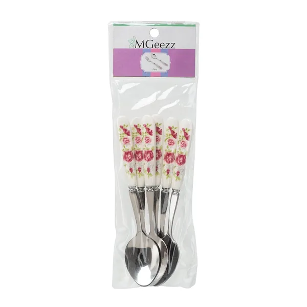 Pink_Rose_Stainless_Steel_Floral_Spoon_Set_Of_12