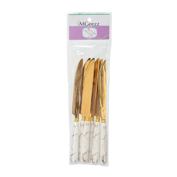 Set_Of_12_Abstract_White_Stainless_Steel_Golden_Big_Knife