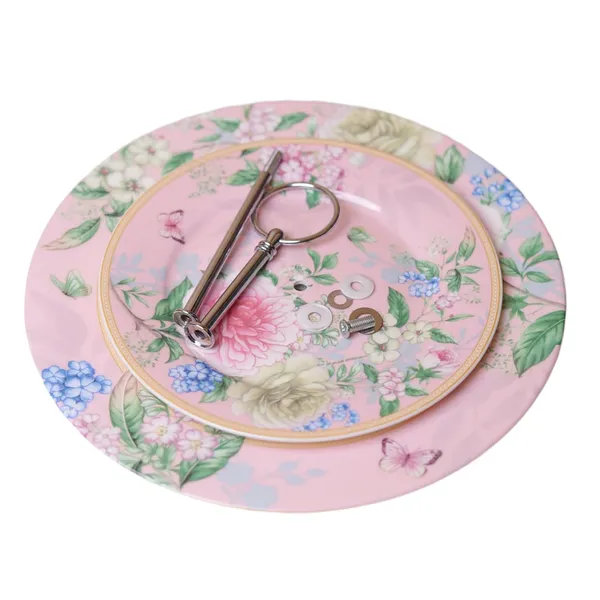 English_rose_two_tier_dessert_stand