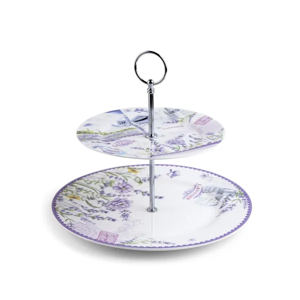 Lavender_two_tier_dessert_stand
