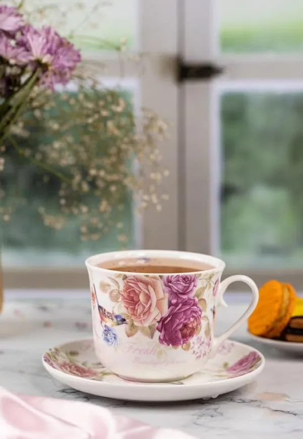 Pink_Ceramic_Tea_Cup_Saucer