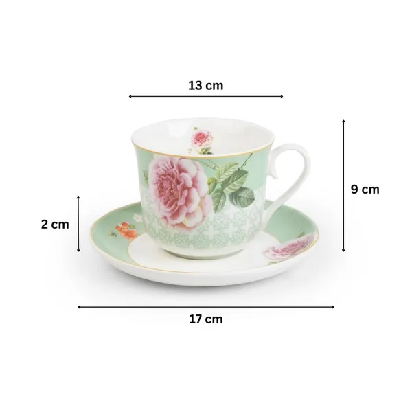 Green_Ceramic_Tea_Cup_Saucer