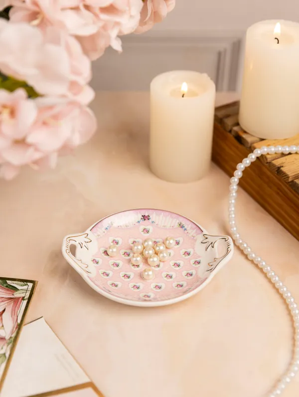 MGeezz_Mini_Ceramic_Serving_Tray_-_Combo_Offer:_4_mini_trays,_each_packed_separately_–_great_for_gifting_or_return_favors!_(_Round_Design)