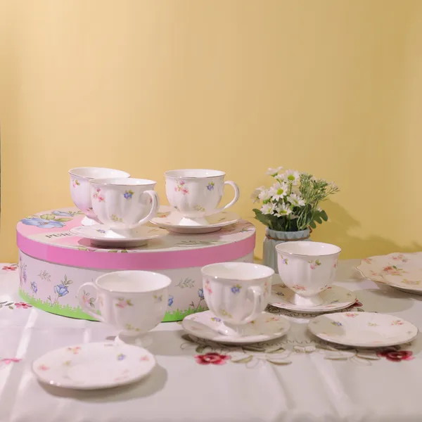 European_Style_Ceramic_Tea_Cup_Big_Set_of_6