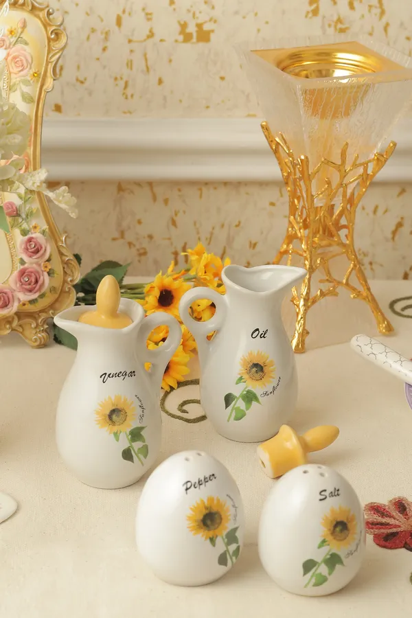 Yellow_oil_and_vinegar_dispenser_with_shakers_duo