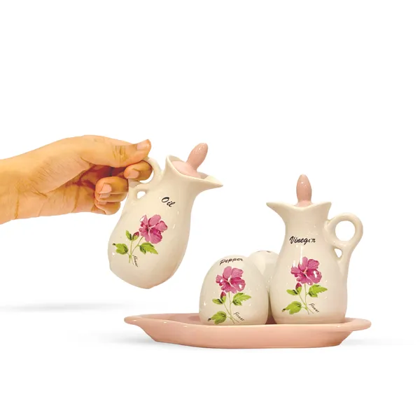 Pink_Oil_and_Vinegar_Dispenser_with_Shakers_Duo