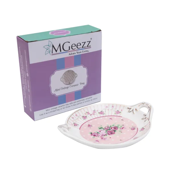 MGeezz_Mini_Ceramic_Serving_Tray_-_Combo_Offer:_4_mini_trays,_each_packed_separately_–_great_for_gifting_or_return_favors!_(_Round__Design)