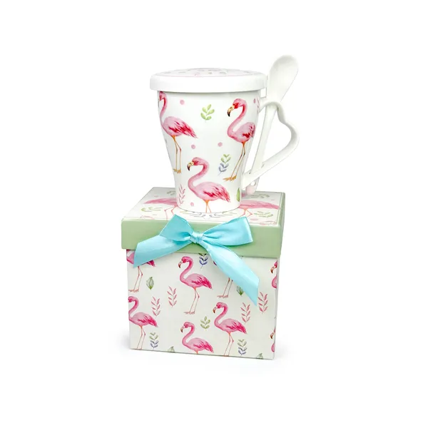 Flamingo_Ceramic_Mug_with_Spoon