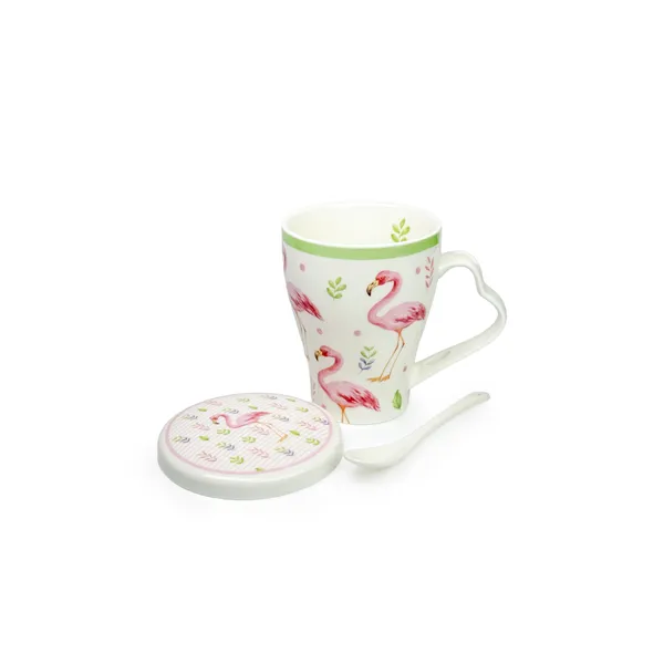 Flamingo_Ceramic_Mug_with_Spoon