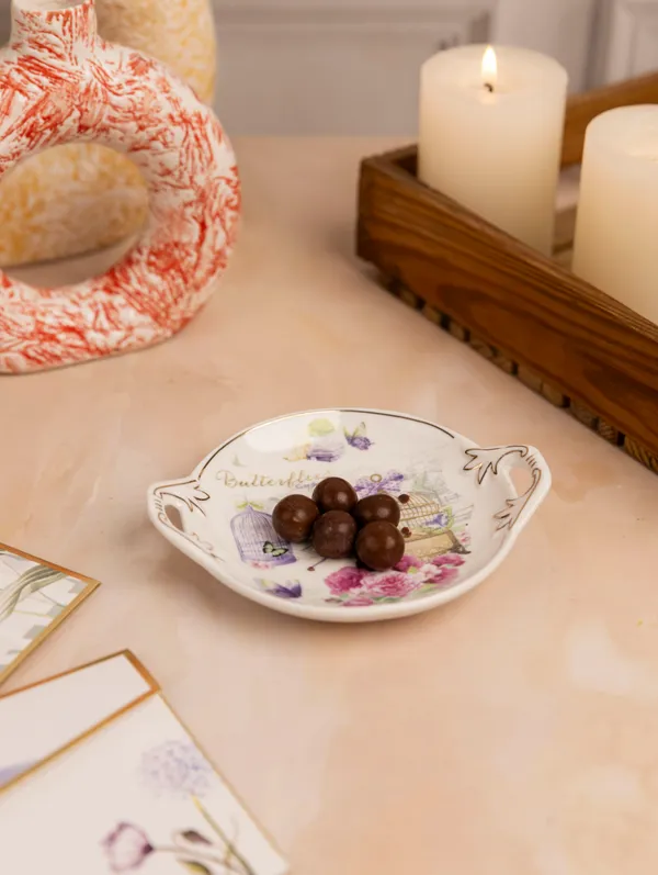MGeezz_Mini_Ceramic_Serving_Tray_-_Combo_Offer:_4_mini_trays,_each_packed_separately_–_great_for_gifting_or_return_favors!_(_Round_Design)