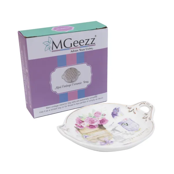 MGeezz_Mini_Ceramic_Serving_Tray_-_Combo_Offer:_4_mini_trays,_each_packed_separately_–_great_for_gifting_or_return_favors!_(_Round_Design)