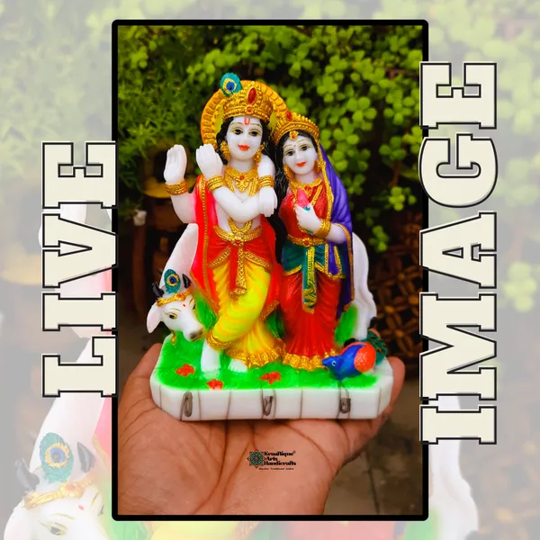 Multicolor_Lightweight_Washable_Religious_Marble_Radha_Krishna_(17CM)