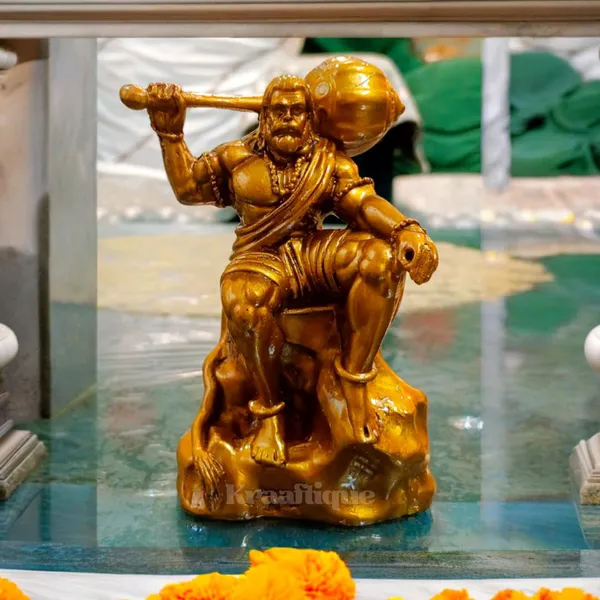 Antique_Lightweight_Pure_Stone_Washable_Religious_Marble_Hanuman_Solid_|_Size_Small