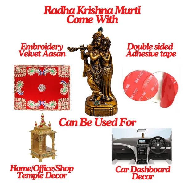 Multicolor_Gorgeous_Radha_Krishna_Idol_|_8_X_4_X_12_Cm