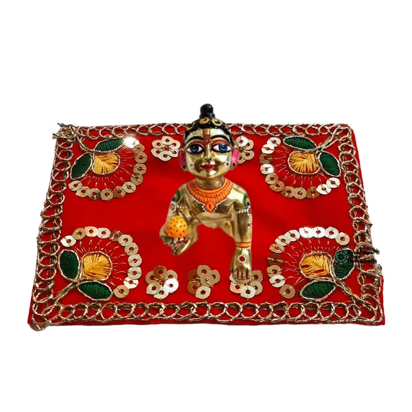 Designer_Red_Velvet_Aasan_for_Laddu_Gopal_(Pack_of_5)
