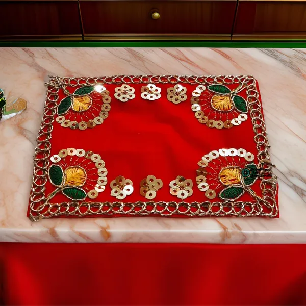 Designer_Red_Velvet_Aasan_for_Laddu_Gopal_(Pack_of_5)