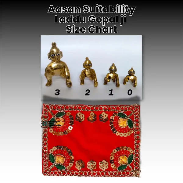Designer_Red_Velvet_Aasan_for_Laddu_Gopal_(Pack_of_5)