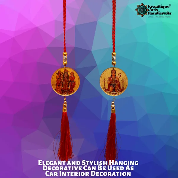 Divine_Gold_Plated_Sita_Ram_Hanuman_Family_Car_Hanging