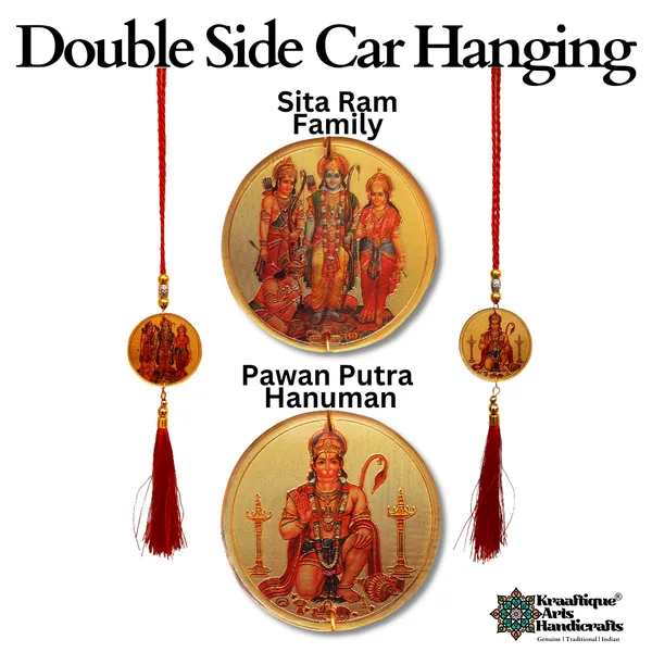 Divine_Gold_Plated_Sita_Ram_Hanuman_Family_Car_Hanging