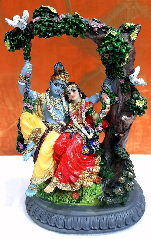 Multicolor_Religious_Marble_Radha_Krishna_Statue_|_6_Inch