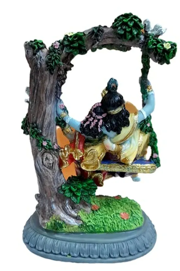 Multicolor_Religious_Marble_Radha_Krishna_Statue_|_6_Inch